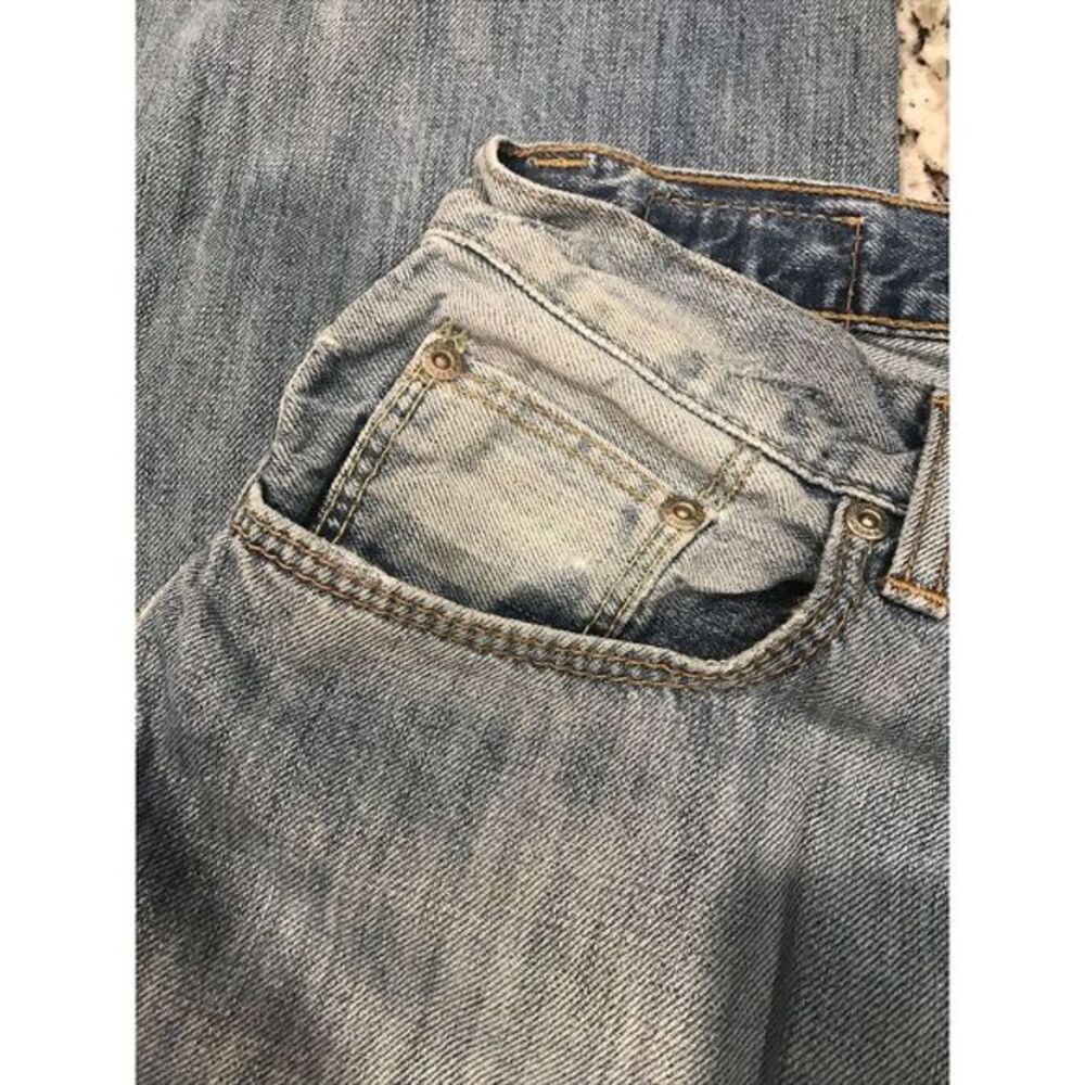 Cremieux‎ Men's Blue Denim Jeans Straight Leg Comfort Cotton Stretch Size 33x32 - Picture 10 of 12